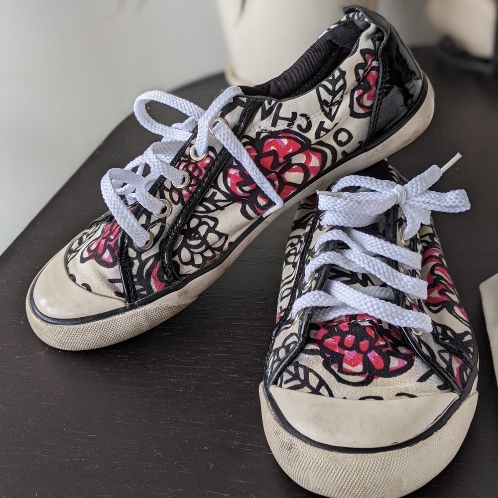 Coach Barrett Poppy Sneakers Size 8